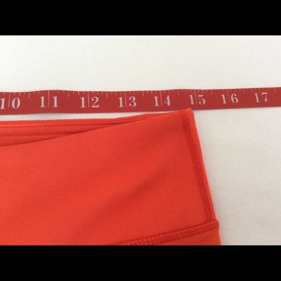 Fabletics Cropped Leggings M Bright Orange - Picture 4 of 7
